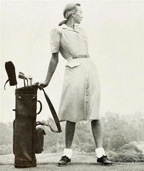 vintage golf wardrobe styles